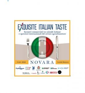 Exquisite Italian Taste  (Novara 8 novembre, Stresa 9 novembre)