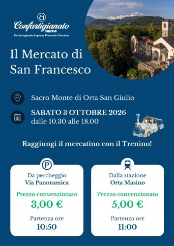 Al mercato di San Francesco, con il trenino ...
