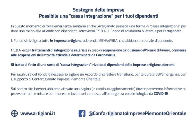 Intervento del Fondo di solidarietà: ecco come avere la "cassa integrazione" artigiana