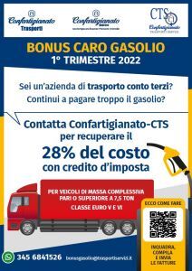 Autotrasporto, bonus gasolio