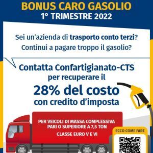 Autotrasporto, bonus gasolio