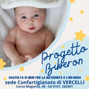 "Progetto Biberon": Confartigianato Vercelli sostiene il Centro di aiuto alla vita 