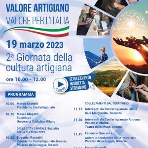 19 marzo: Giornata del Valore Artigiano 