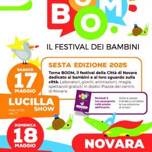 BOOM festival dei bambini, Novara 18 maggio 