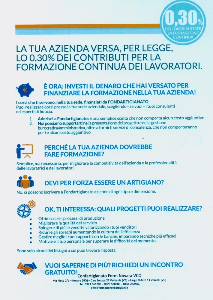 Fondartigianato: ecco come ottenere finanziamenti per la formazione in azienda