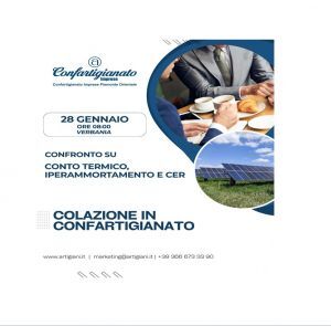 A colazione da noi - Parliamo di Conto Termico 3.0, Iperammortamento e CER