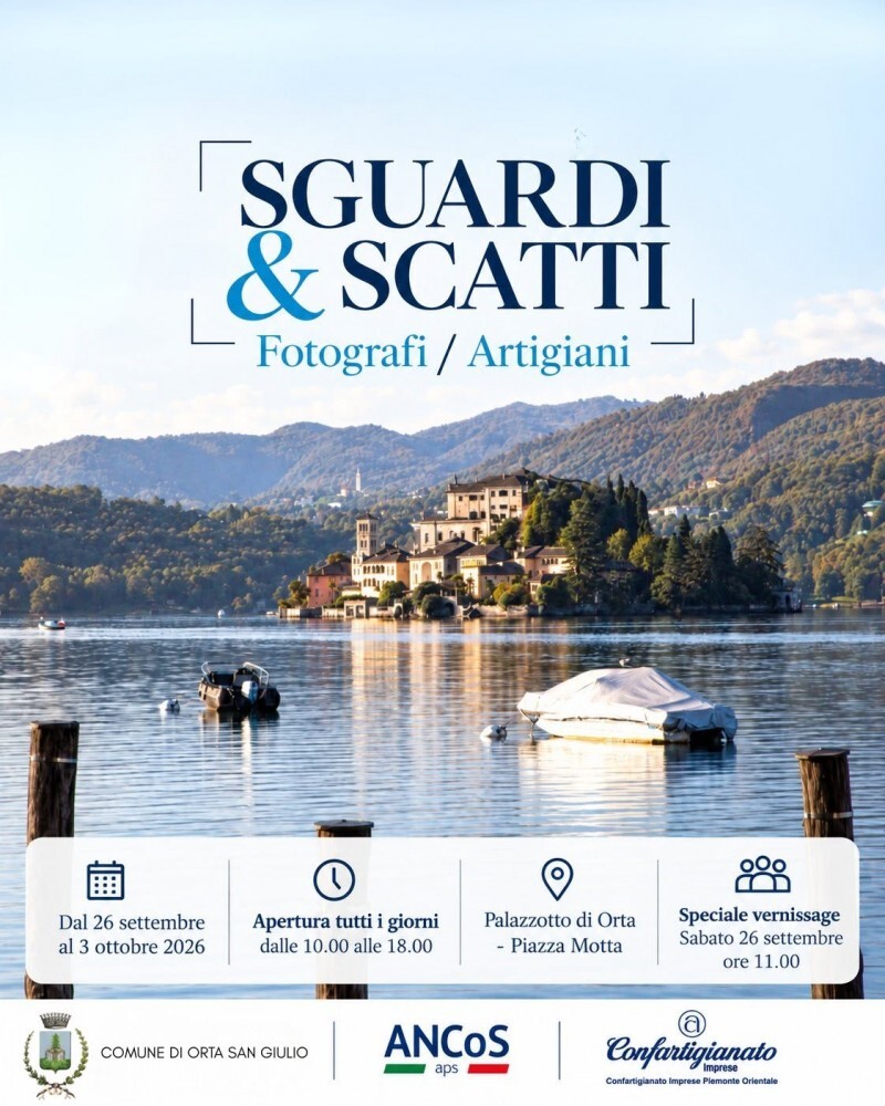 "Sguardi & Scatti": il lavoro artigiano diventa fotografia d'autore nel Palazzotto di Orta - Visite dal 26 settembre al 3 ottobre