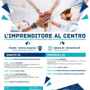 "L'imprenditore al centro": seminario dei Giovani a Varallo