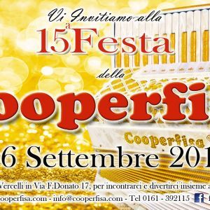 Cooperfisa e la festa in musica a Vercelli