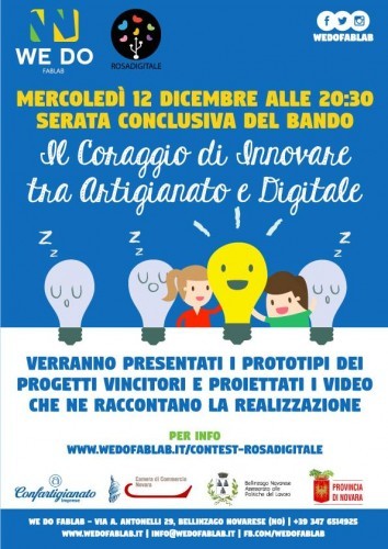 Finale del contest per gli artigiani digitali: si svelano i prototipi dei due vincitori