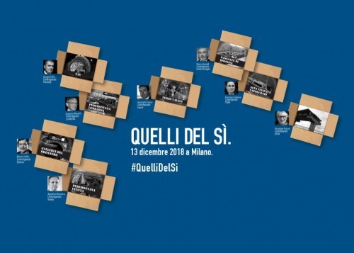 "Quelli del sì" manifestano il 13 dicembre a Milano con Confartigianato: invito agli associati