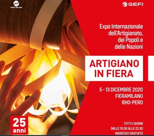 "Artigiano in fiera 2020": sono aperte le iscrizioni all'evento che sarà dal 5 al 13 dicembre