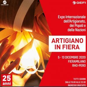 "Artigiano in fiera 2020": sono aperte le iscrizioni all'evento che sarà dal 5 al 13 dicembre