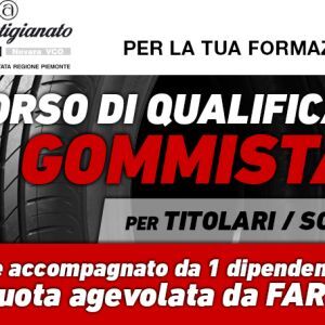Al via i corsi di Confartigianato per il Tecnico attività di gommista 