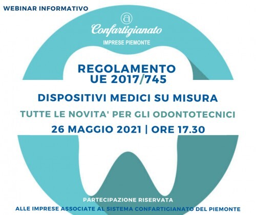 Regolamento UE 2017/745: tutte le novità per gli odontecnici in un webinar