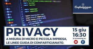 Privacy a misura di micro e piccola impresa: le Linee guida di Confartigianato Imprese