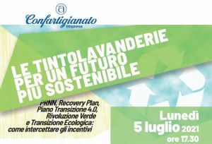 Webinar: “Le tintolavanderie per un futuro più sostenibile"