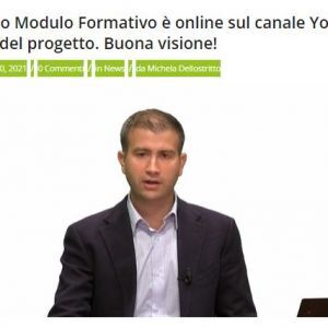 Il nono modulo formativo è online sul canale You Tube