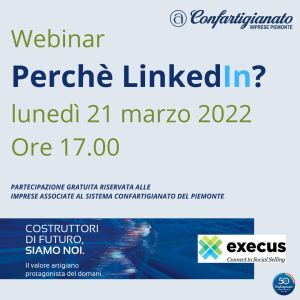 Alla scoperta di Linkedin: webinar con Confartigianato