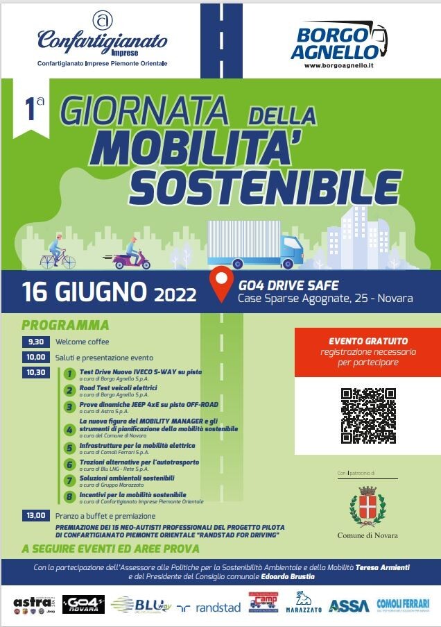 Prima Giornata della mobilità sostenibile: è il 16 giugno a Novara