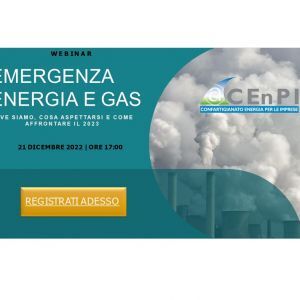 "Emergenza, energia e gas": webinar gratuito su come combattere il caro-bollette. 