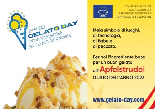 Gelato Day 24 marzo 2023 - Il gusto speciale di quest’anno è l'Apfelstrudel