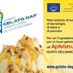 Gelato Day 24 marzo 2023 - Il gusto speciale di quest’anno è l'Apfelstrudel