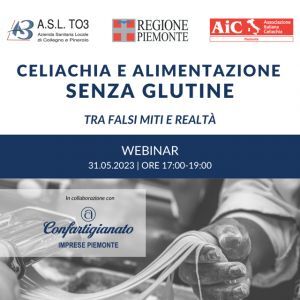 Alimentazione gluten free: webinar gratuito del 31 maggio