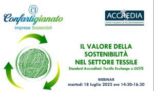 Textile Exchange: martedì 18 luglio il webinar per la certificazione sulla sostenibillità nel tessile 
