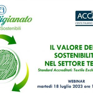 Textile Exchange: martedì 18 luglio il webinar per la certificazione sulla sostenibillità nel tessile 