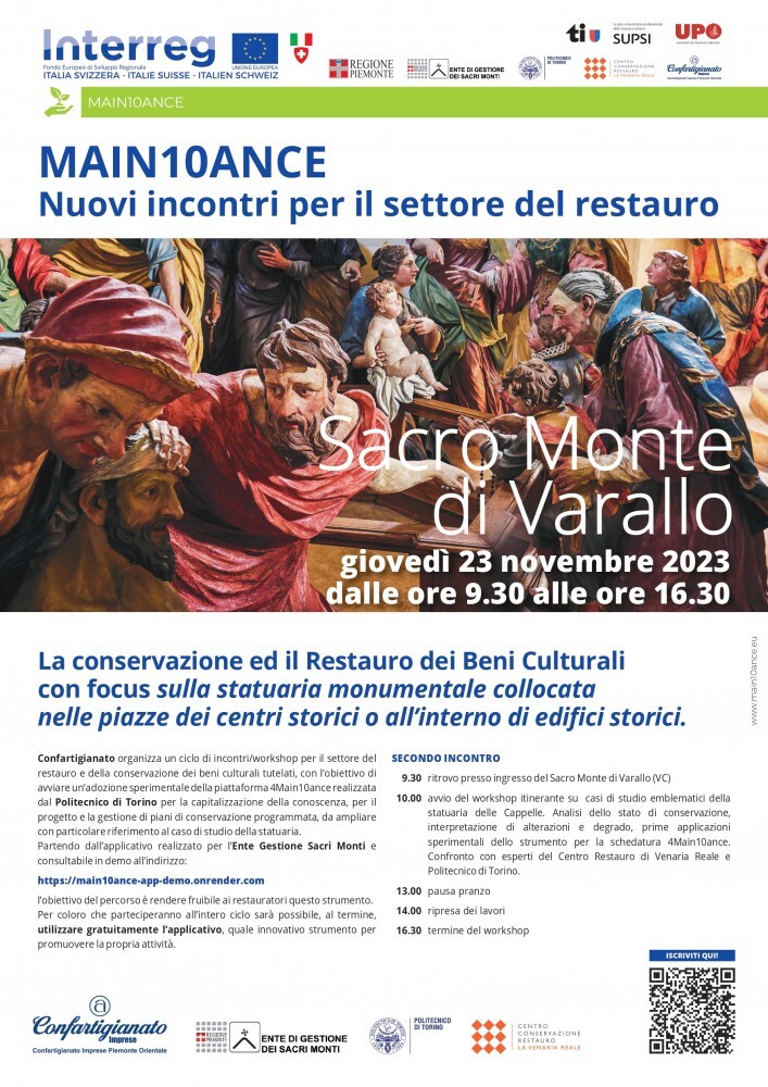 Come stanno le statue della "Nuova Gerusalemme"? Workshop al Sacro Monte di Varallo