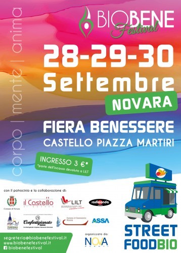 Fiera del benessere a Novara: adesioni fino a settembre per il Biobene festival