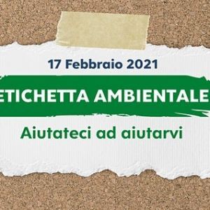 DAL 1 GENNAIO 2022 OBBLIGO DI ETICHETTATURA PER TUTTI GLI IMBALLAGGI