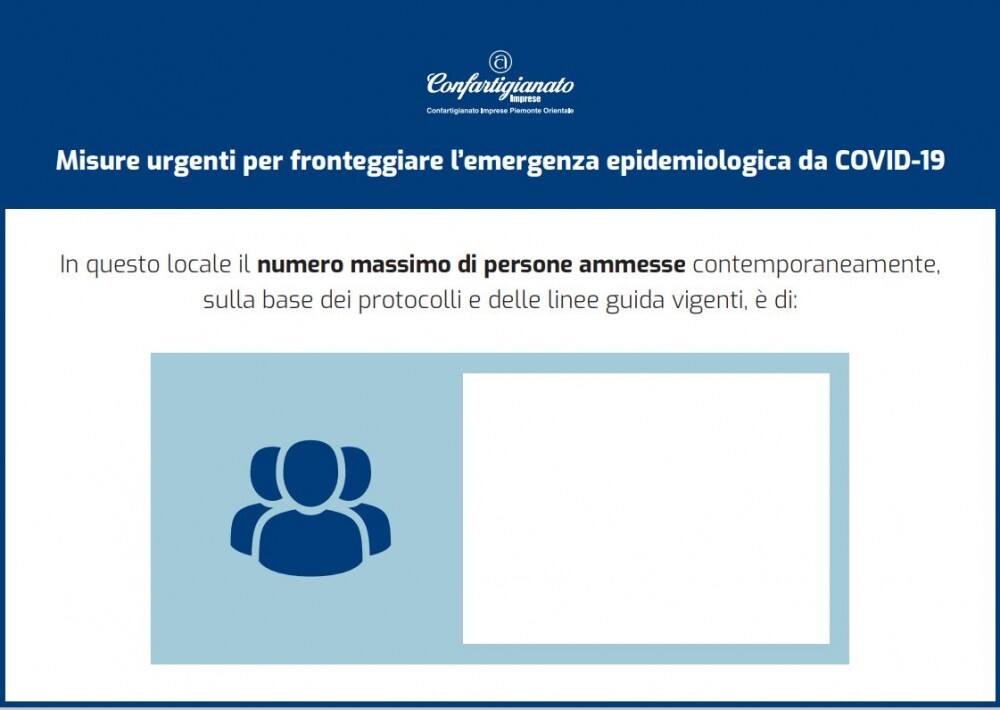 Ecco i nuovi cartelli da esporre nei locali e nei ristoranti