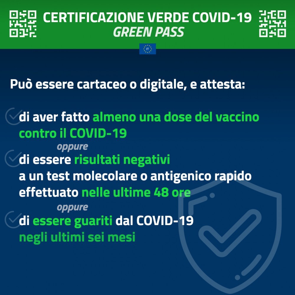 Certificazioni verdi Covid-19 (Green Pass)