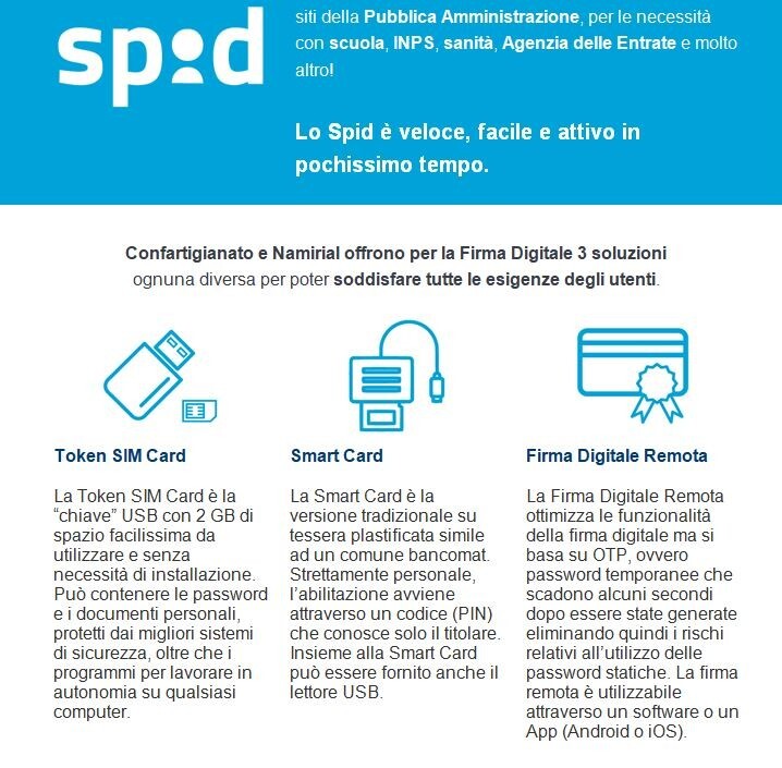 Attiva a prezzi scontati Spid e Firma elettronica