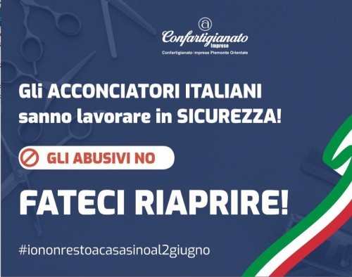 Acconciatura ed estetica contro la riapertura 1° giugno: "Inaccettabili 3 mesi di stop"