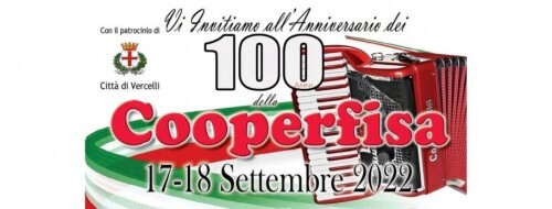 Cento anni di musica per la Cooperfisa di Vercelli: buon compleanno alla nostra associata!