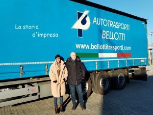 Alla guida con soluzioni green: la sostenibilità è salita sui camion della "Bellotti Autotrasporti" 