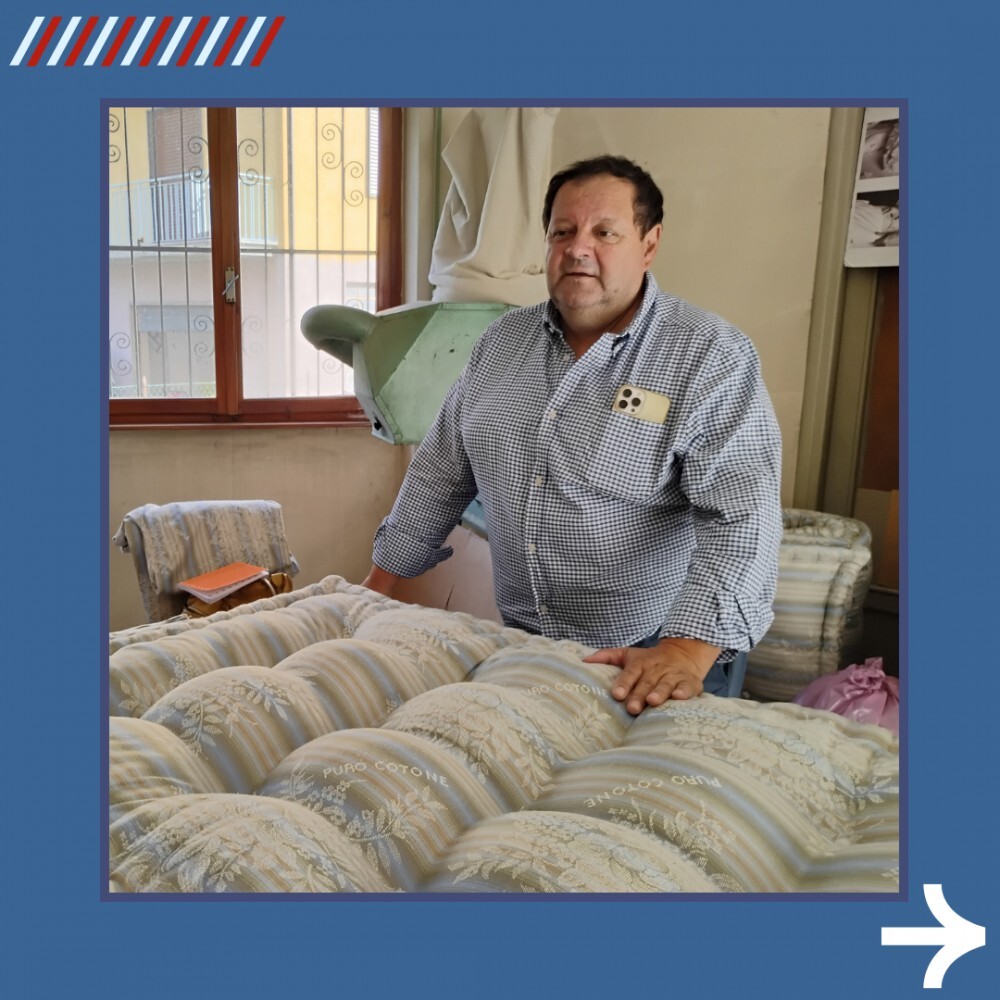 LA STORIA D'IMPRESA / Il manager-artigiano crea "Naturae" nel laboratorio di Anzola d'Ossola: "Solo materassi e cuscini di alta qualità  grazie a materiali sani e l'anima green"
