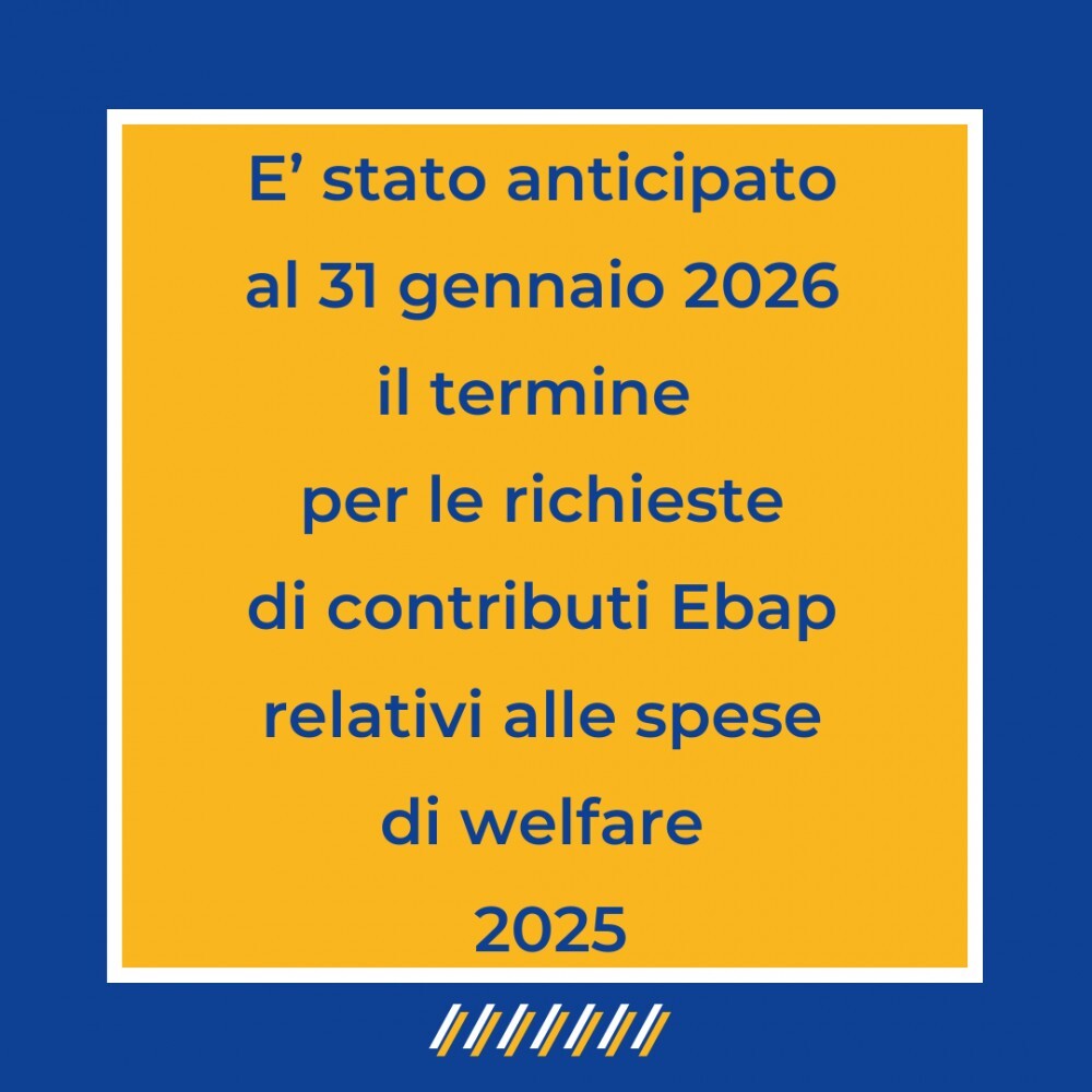 Scade il 31 gennaio 2026 il termine per la presentazione delle richieste di contributi WELFARE 2025