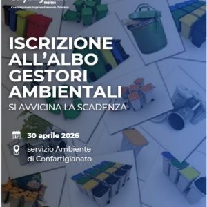 TRASPORTO RIFIUTI - Scade il 30 aprile l'obbligo di pagamento  del diritto annuale all'albo gestori ambientali 