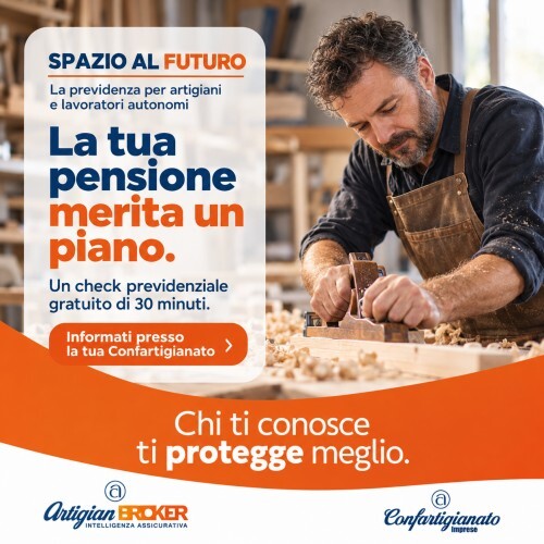 SPAZIO AL FUTURO - La tua pensione merita un piano. Scoprilo con noi e Artigianbroker