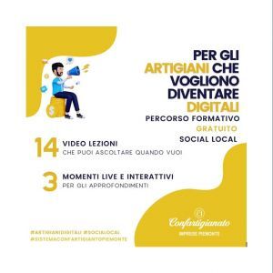 Corso gratuito per promuovere la propria attività sui social