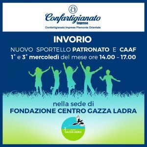 Sportello Patronato CAAF a Invorio con la Gazza Ladra