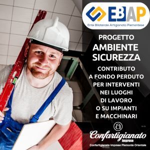 Contributo a fondo perduto per sicurezza e ambiente stanziato da Ebap