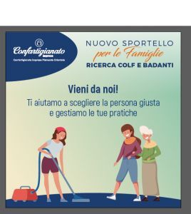 Sportello per la famiglia - Ti assistiamo nella ricerca di colf e badanti