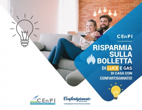 Cenpi: - 20% su ENERGIA E GAS; opportunità dei crediti di imposta 