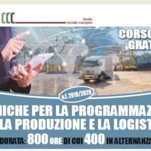 Corso gratuito per Tecnico per programmare produzione e logistica