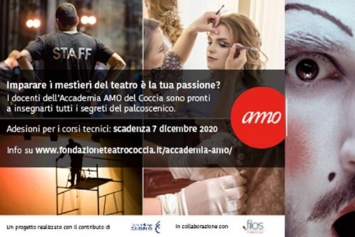 Ti piacerebbe lavorare in teatro? Segui i corsi del Coccia con lo sconto 